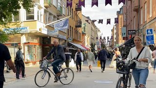 Stockholm Walks Drottninggatan The pretty part of Sweden’s no 1 tourist strip [upl. by Ivon]