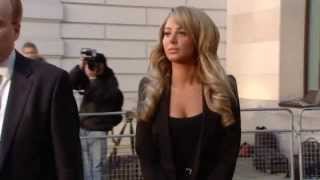 Tulisa does a Nigella Singer gets court makeover and denies supplying drugs [upl. by Oecam202]