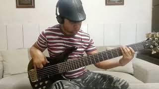 Djakout 1  2 Gidon kanaval 2015  Bass Cover [upl. by Isolda502]