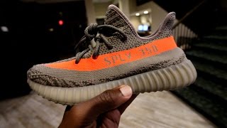 YEEZY V2 INHAND amp CRAZY LINES AT THE MALL [upl. by Attena]