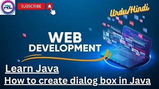 Programming How to program Learn Java amp How to create Dialog Box in Java  lecture in UrduHindi [upl. by Arytas]