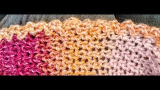 2 Peg Frilly Border for Blankets Loom Knit [upl. by Naquin]