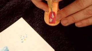 Nail Art How to use a Dotting Tool [upl. by Mairb]