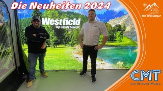 Das sind DIE Zeltneuheiten bei Westfield auf der CMT 2024 [upl. by Meekyh764]