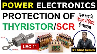 SCR Protection Thyristor Protection Gate Protection Power Electronics viral powerelectronics [upl. by Hnad]