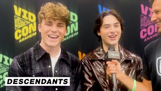 Joshua Colley and Peder Lindell Talk Descendants at Vidcon  Hollywire [upl. by Aisylla]