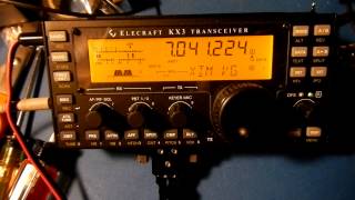 Elecraft KX3 printing RTTY sans computer [upl. by Analiese]