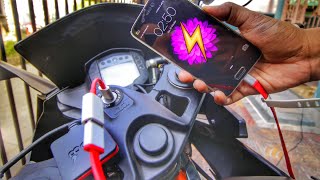 BEST WAY TO CONNECT USB CHARGER ON MOTORCYCLE [upl. by Sheryle143]