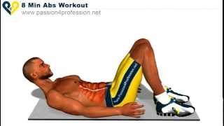 8 Min Abs Workout  level 1avi [upl. by Fabriane]