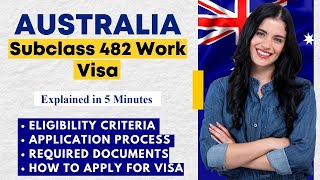 Australia 482 Subclass Visa Explained in 5 Minutes  Your Ultimate Guide to Work Down Under [upl. by Jackquelin]