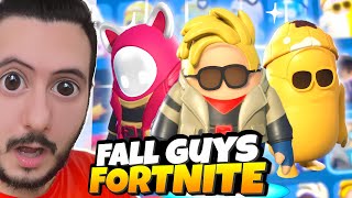 TUTTE LE SKIN FALL GUYS SU FORTNITE NEL MIO ARMADIETTO [upl. by Nauqe]