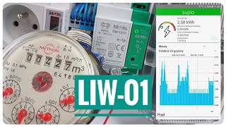 Jak zdalnie kontrolować zużycie wody ciepła gazu prądu  licznik impulsów LIW01 SUPLA ZAMEL [upl. by Mackoff]