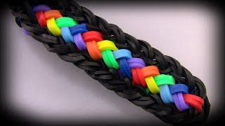 How to make a beautiful bracelet Loom band [upl. by Young]