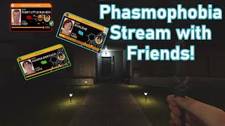 Scaredycats First Phasmophobia Stream w Friends [upl. by Jeffery]