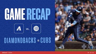 Cubs vs Diamondbacks Game Highlights  71924 [upl. by Faludi405]