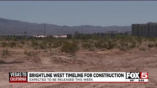 Brightline West timeline for construction [upl. by Ahseele671]