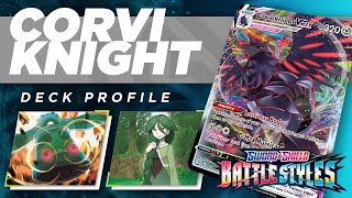 Corviknight VMAX  Bronzong Deck Profile Battle Styles [upl. by Ayat]