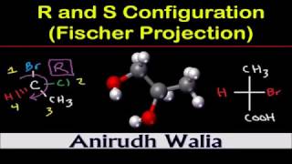 R and S ConfigurationFischer Projection Jee Advanced  Jee Main  AIIMS  AIPMT [upl. by Naro130]