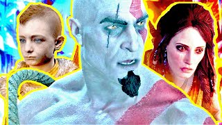 all young kratos cutscenes in god of war 2018 pc mods [upl. by Azmah204]