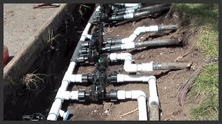 How to replace a sprinkler manifold amp valves [upl. by Fiel]