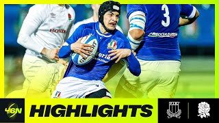 2024 U6N20  HIGHLIGHTS  ITALY V ENGLAND [upl. by Montford572]