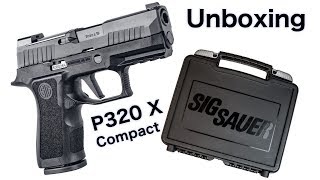 Sig Sauer P320X Compact Unboxing and Comparison [upl. by Relluf]