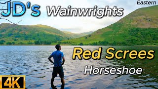 High Hartsop Dodd  Little Hart Crag  Red Screes  Middle Dodd  Full Route  4K  The JD Way [upl. by Melania]