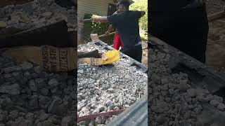 Hard labor Easy pay constructionfail hardwork concretecontractor [upl. by Namzaj12]