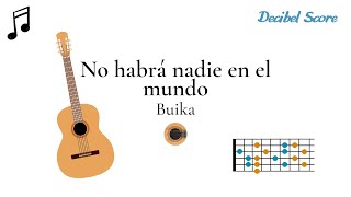 No Habrá Nadie En El Mundo  Buika  Tuto de guitarra con acordes [upl. by Dunaville]