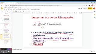 Addition of vectors Chasles Rule May 9 2020 216 PM [upl. by Yelekreb]