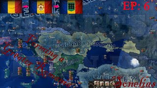 HOI4  Forming a Greater Romania  06  Progress against the Soviets slows  static defense in Italy [upl. by Aliekat]