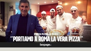 La storica quotPizzeria Da Michelequot apre a Roma quotPortiamo qui la vera pizza di Napoliquot [upl. by Gibbs593]