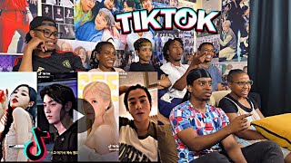 Watching Random KPOP Tiktok Edits Compilation with our University Friends  Old Lennerz Gang Reunion [upl. by Neelie170]