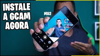 Como instalar a GCAM no Galaxy M52 5G Passo a passo [upl. by Raddy]