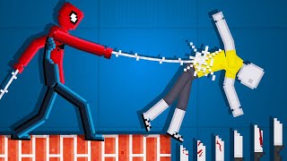 Spiderman SAVES Humans with Webs People Playground Mods [upl. by Ramsden]