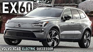 New 2024 Volvo EX60  FIRST LOOK at AllElectric XC60 Successor in Our Render [upl. by Salohci]