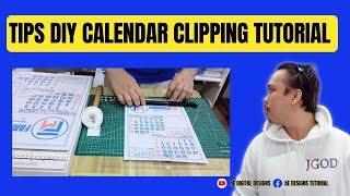 DIY CALENDAR CLIPPING TUTORIAL I TIPS KUNG PAANO MAG LAGAY NG METAL CLIP KAPAG WALA MACHINES [upl. by Lellih712]