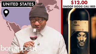 Sommelier Tries 20 Red Wines Under 15  World of Wine  Bon Appétit [upl. by Naujled]