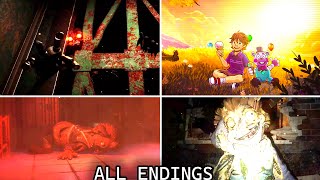 FNAF Security Breach Ruin DLC  ALL ENDINGS  How To Get Secret Bad Good Canon [upl. by Eudo]