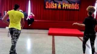 Kirenia Cantin amp Osvany Sanchez  Salsa Footwork [upl. by Rida]