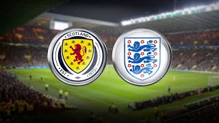 ESCOCIA VS INGLATERRA JORNADA 1 ELIMINATORIAS UEFA [upl. by Anaet996]