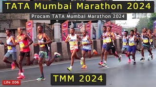 TATA Mumbai Marathon 2024  Elite Runners  TMM 2024 Running [upl. by Payne606]