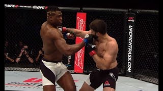 Francis Ngannou Top 5 Finishes [upl. by Nereen]