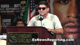 Angel Garcia Goes Off On Lucas Matthysse And His KO Record esnews boxing [upl. by Alage68]