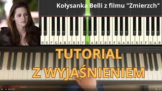 Kołysanka Belli quotBellas lullabyquot z filmu quotZmierzchquot  jak zagrać na pianinie tutorial Synthesia [upl. by Patrizius911]