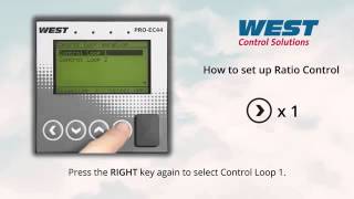 West Controls ProEC44 Controller  Ratio Control Setup  PCE [upl. by Best]