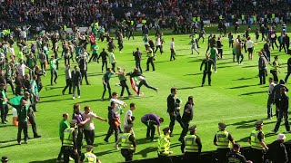 RIOTS AT SCOTTISH CUP FINAL RANGERS VS HIBS FAN FOOTAGE 3 [upl. by Gerdeen]