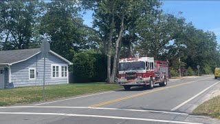 Pine Beach Volunteer Fire Department Engine 3801 responding 62024 [upl. by Marla]