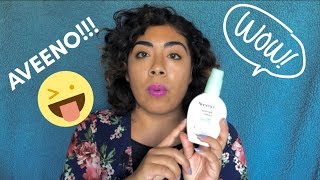 Aveeno Positively Radiant Daily Moisturizer SPF 15 Review Obsessed [upl. by Odicalp]