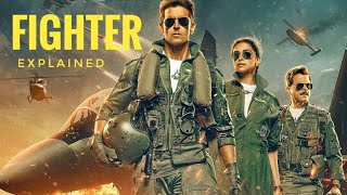 Fighter movie explained in hindi  bollywood movie explanation [upl. by Kolva]